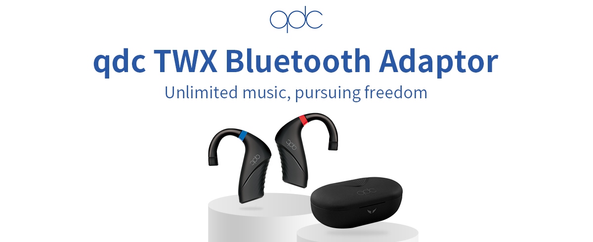 qdc 2pinコネクターを搭載したHi-Fi Bluetooth TWSアダプター『TWX